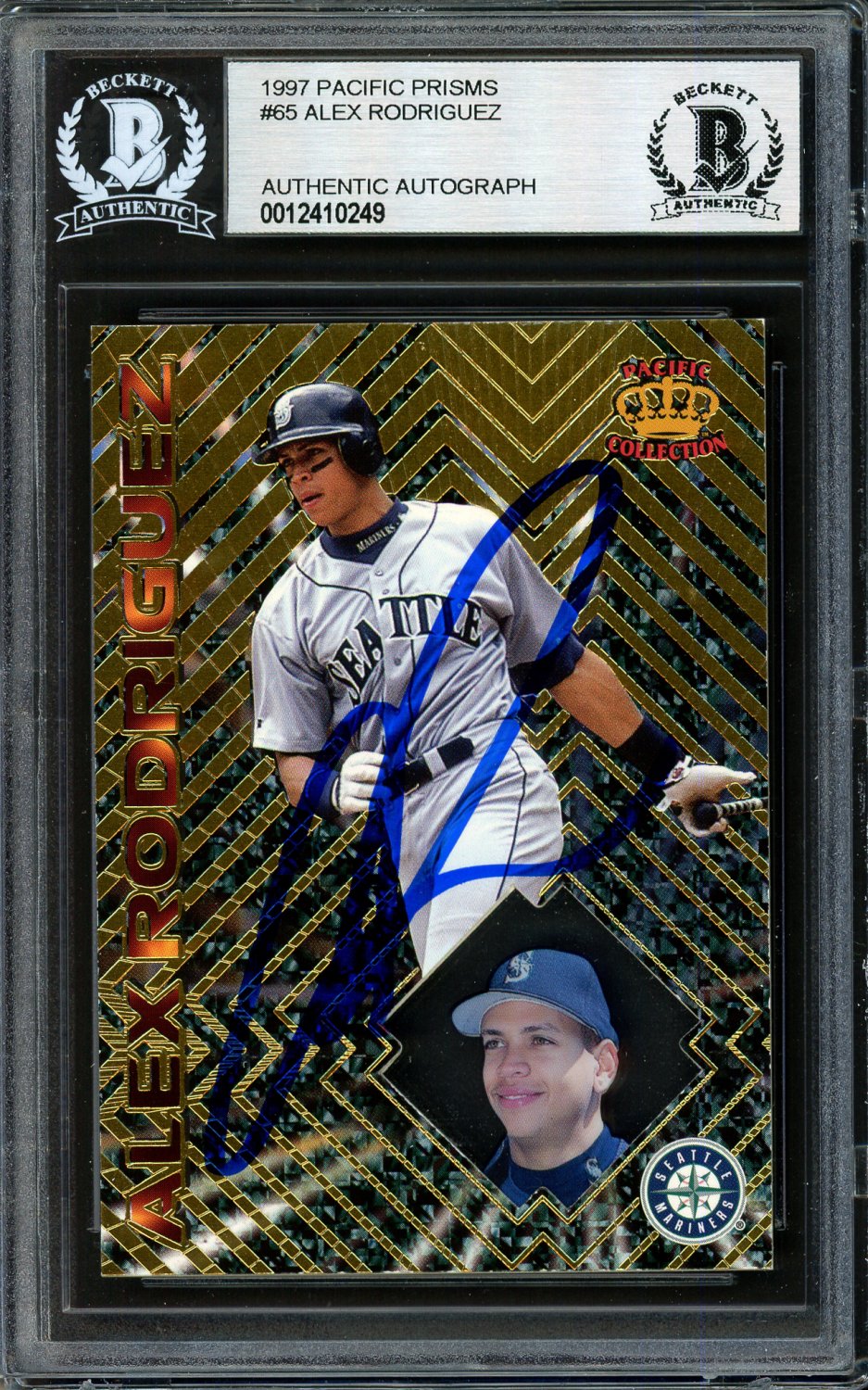 Alex Rodriguez Baseball Card - Autographed