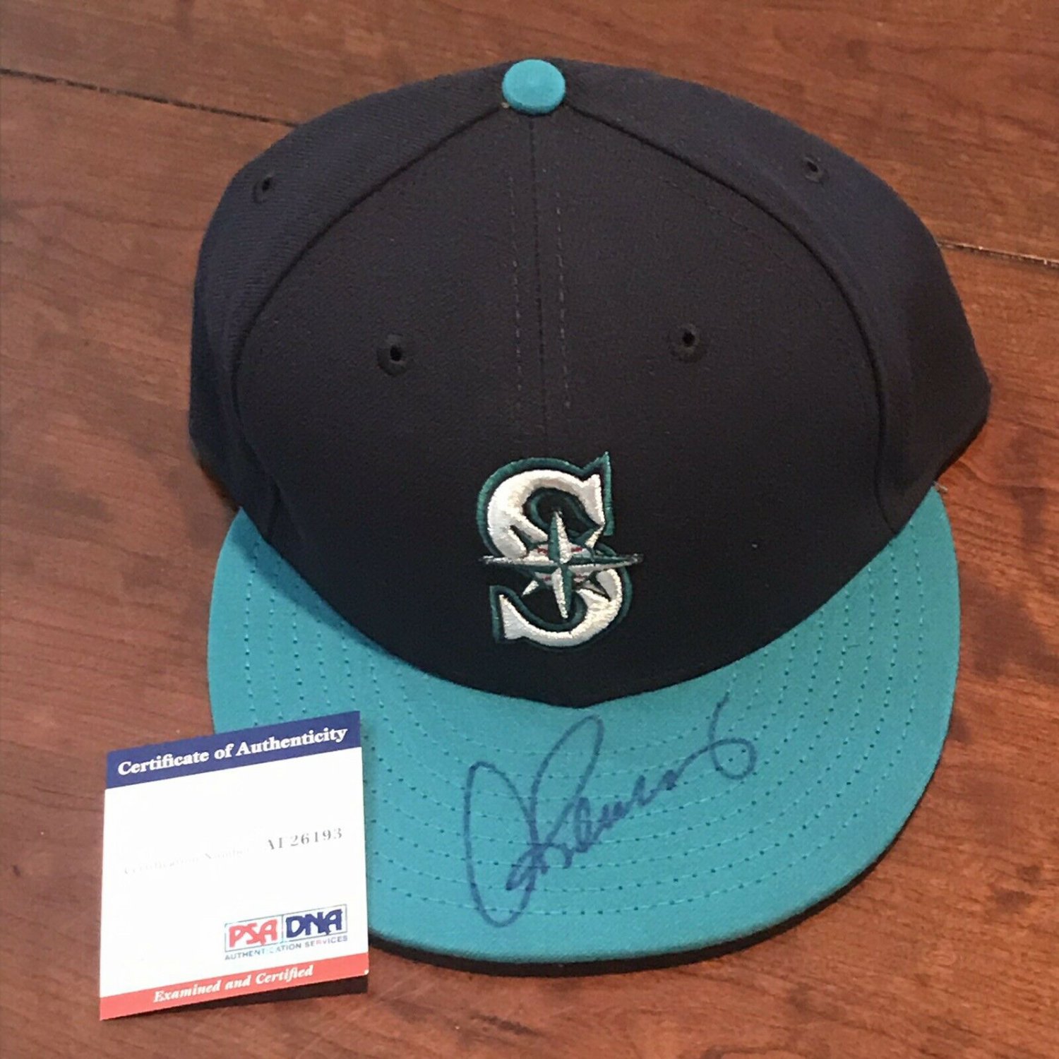 Alex Rodriguez Autographed Signed Autograph Auto Mariners New Era