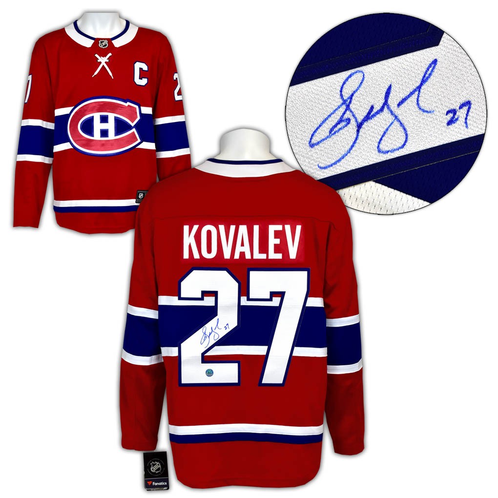 Alexei Kovalev Montreal Canadiens Autographed Signed ...