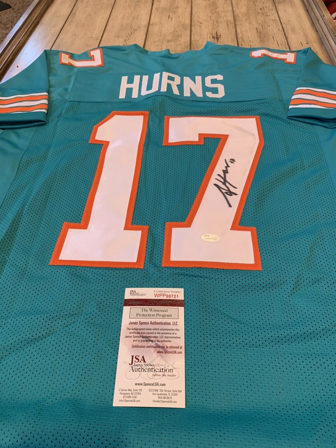 Allen Hurns Autographed Signed /Signed
