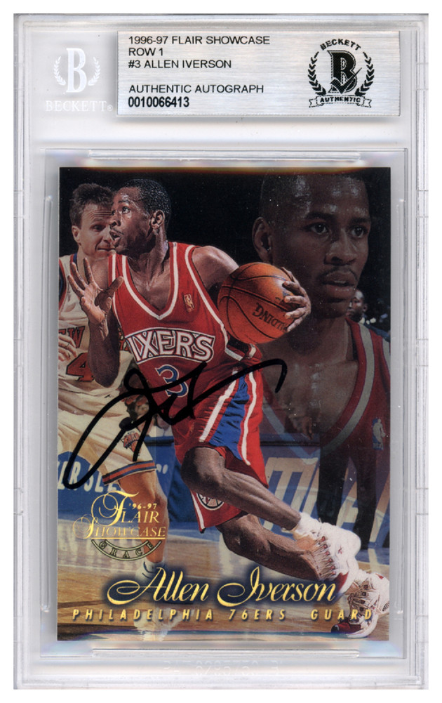 allen iverson jersey card