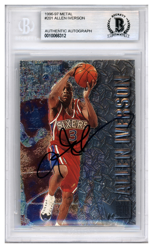 allen iverson jersey card