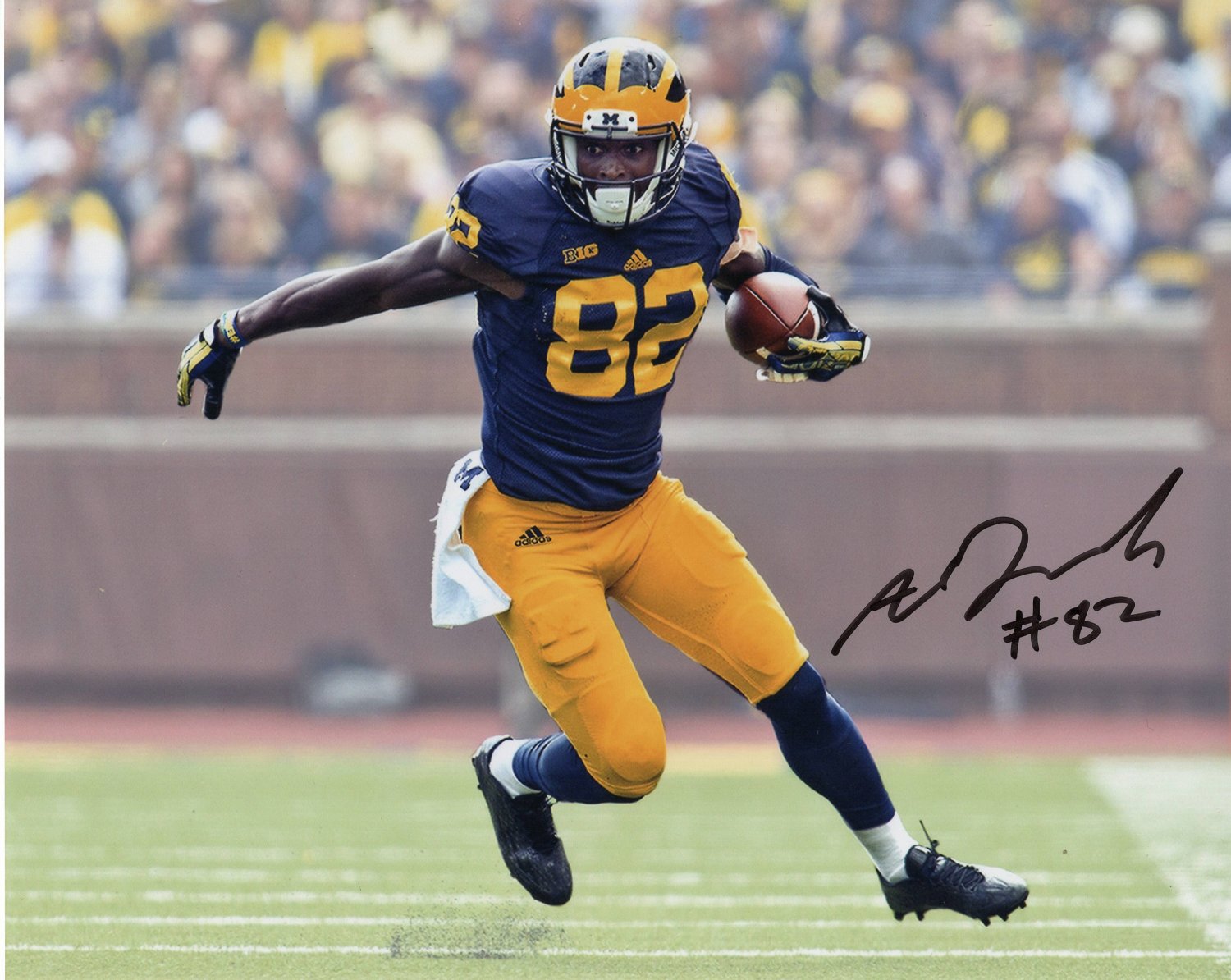 Amara Darboh Michigan Wolverines 82 8x10 Autographed Signed Photo