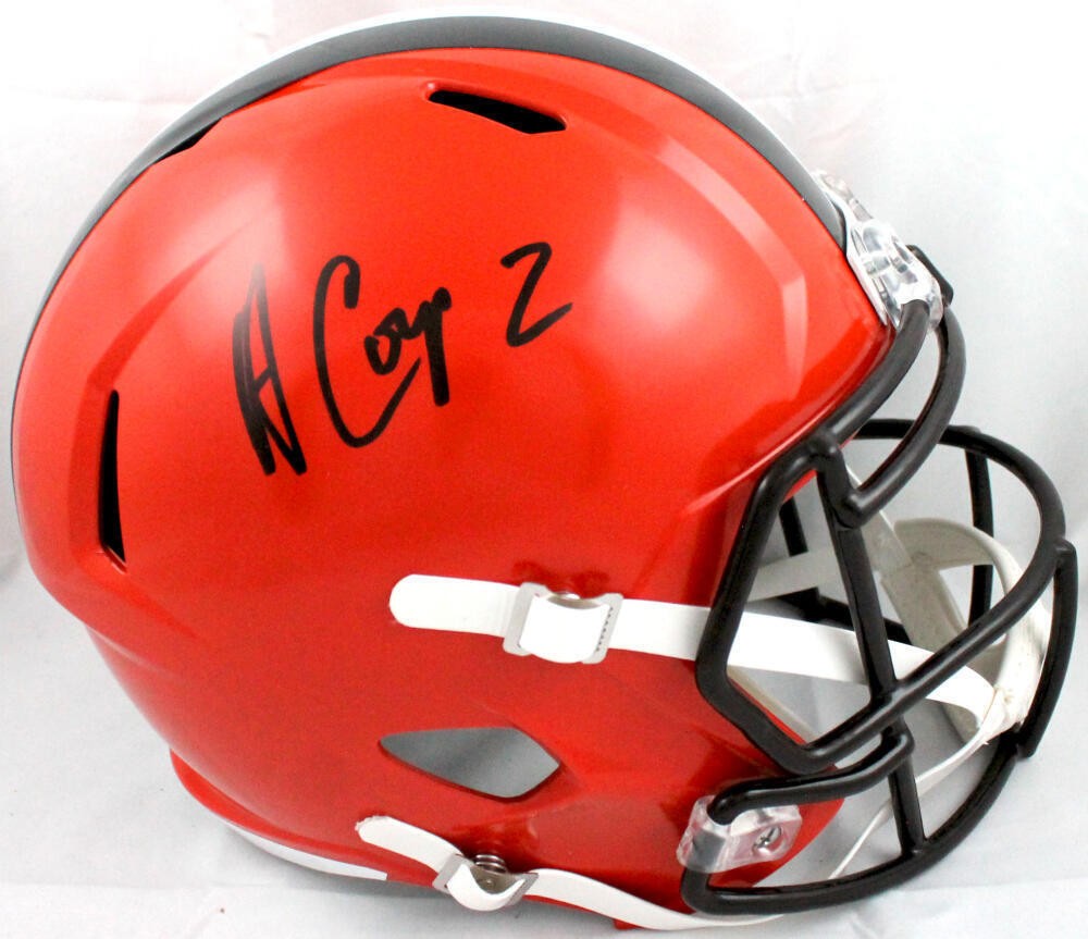 Amari Cooper Autographed Signed Cleveland Browns F/S Speed Helmet