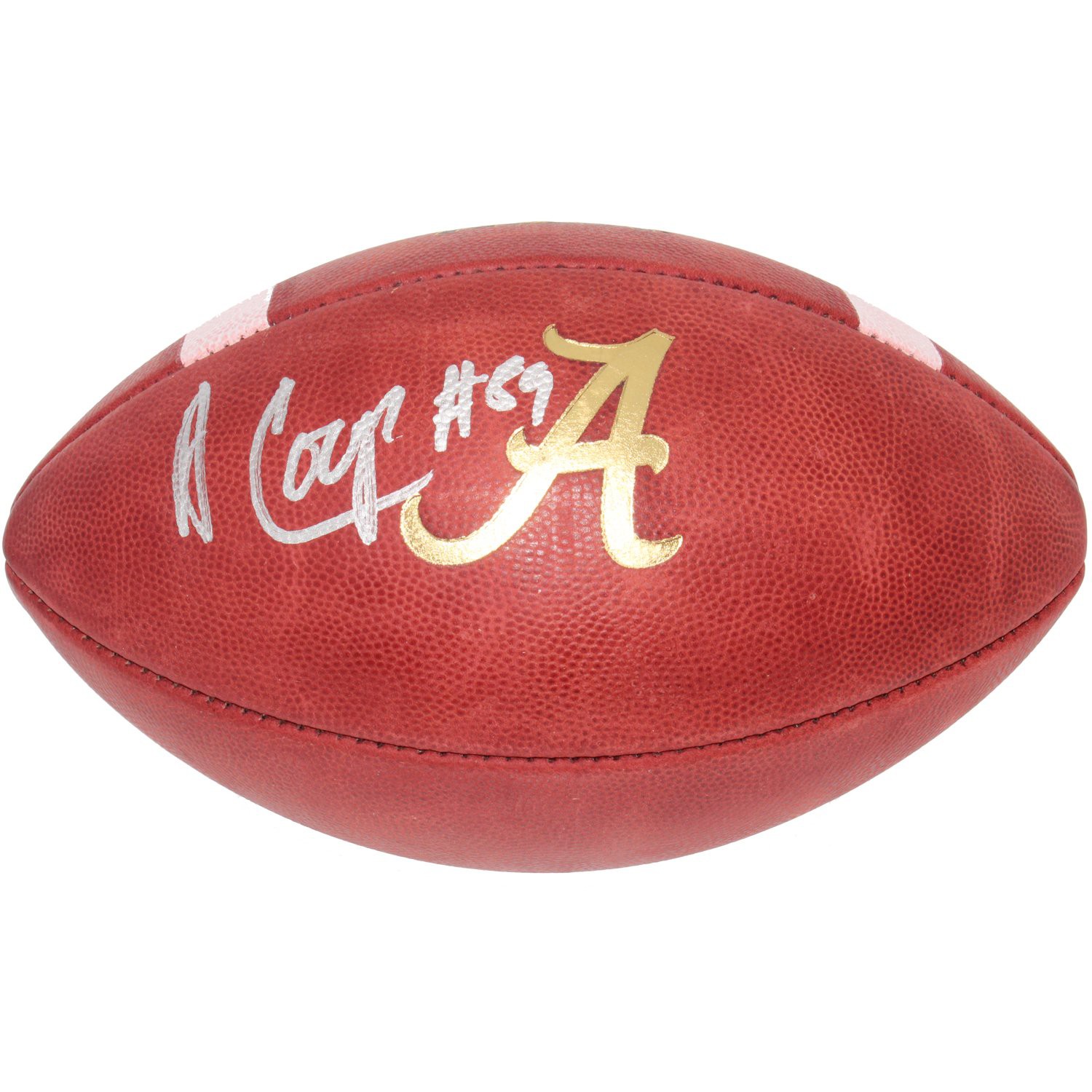 Amari Cooper Autographed Signed Ncaa Leather Football Gold A