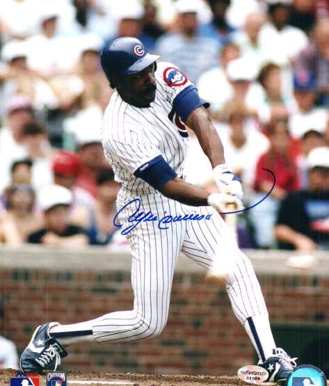 Andre Dawson Autographed/Signed Chicago Cubs 8x10 Photo 