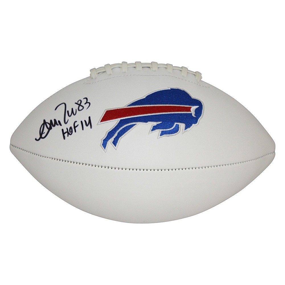 Andre Reed Buffalo Bills Autographed Signed White Panel Football - HOF 14  Inscription - PSA/DNA Authentic