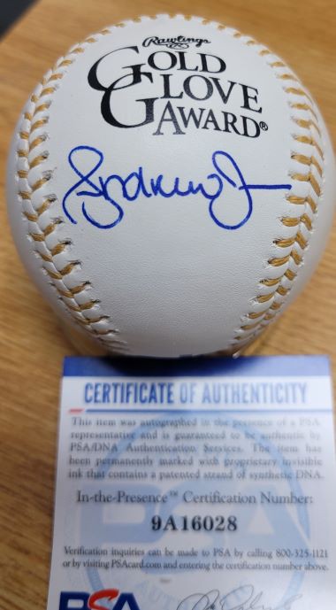 Andruw Jones Autographed Official Major League Baseball