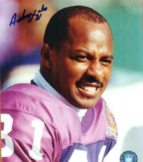 Anthony Carter Autographed Signed 8X10 Minnesota Vikings Photo - Autographs