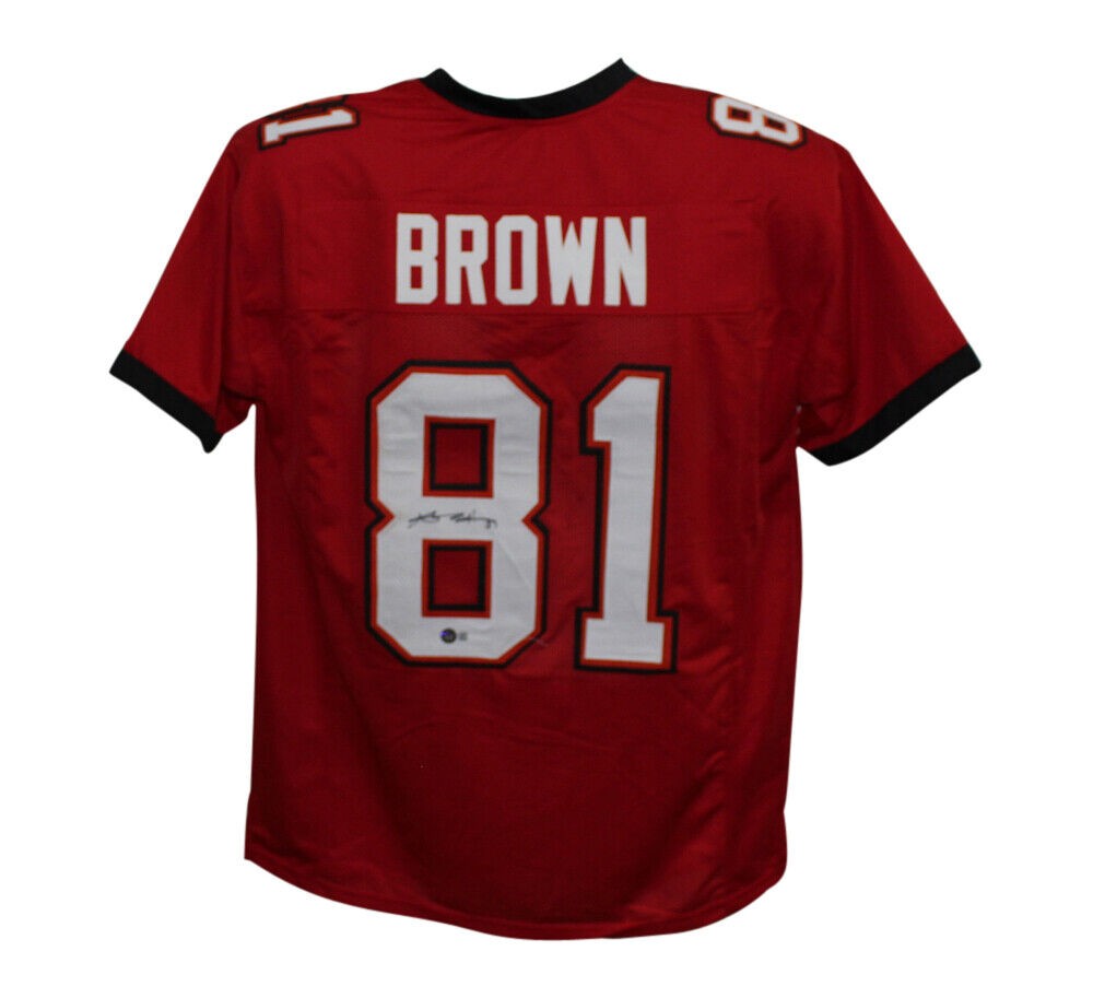 Antonio Brown Autographed Signed Pro Style Red Xl Jersey Beckett