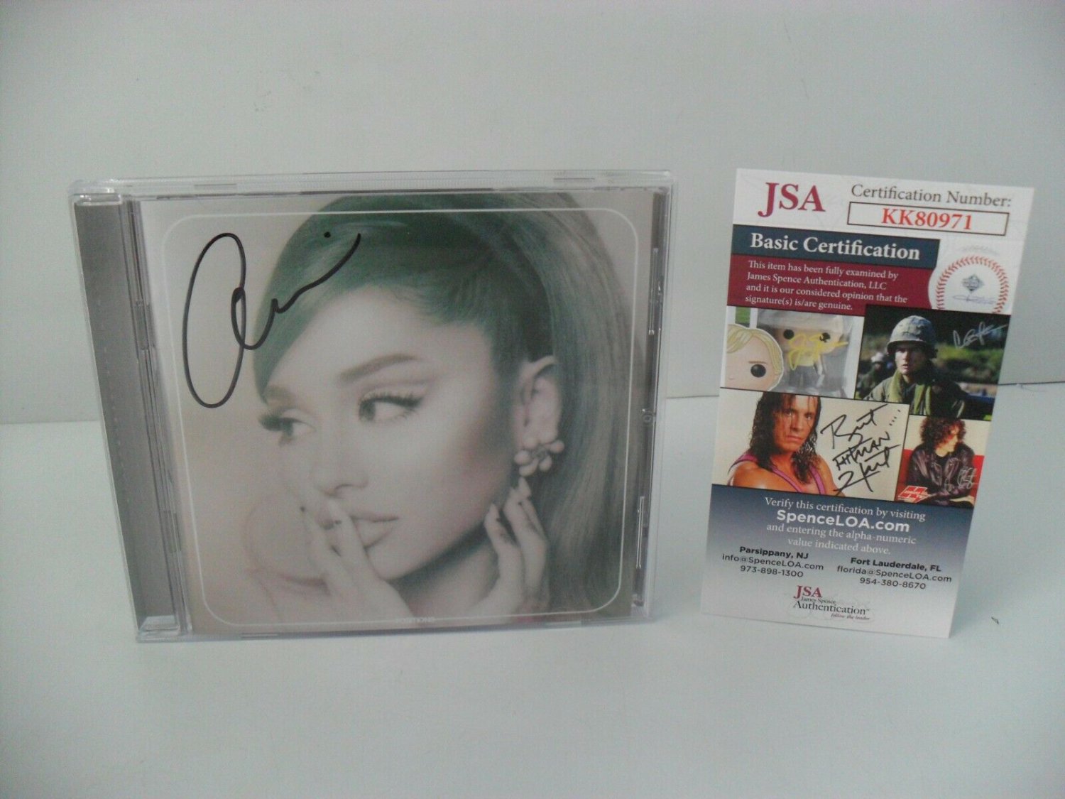 Ariana Grande Autographed Signed Positions Cd Signed Cd ...