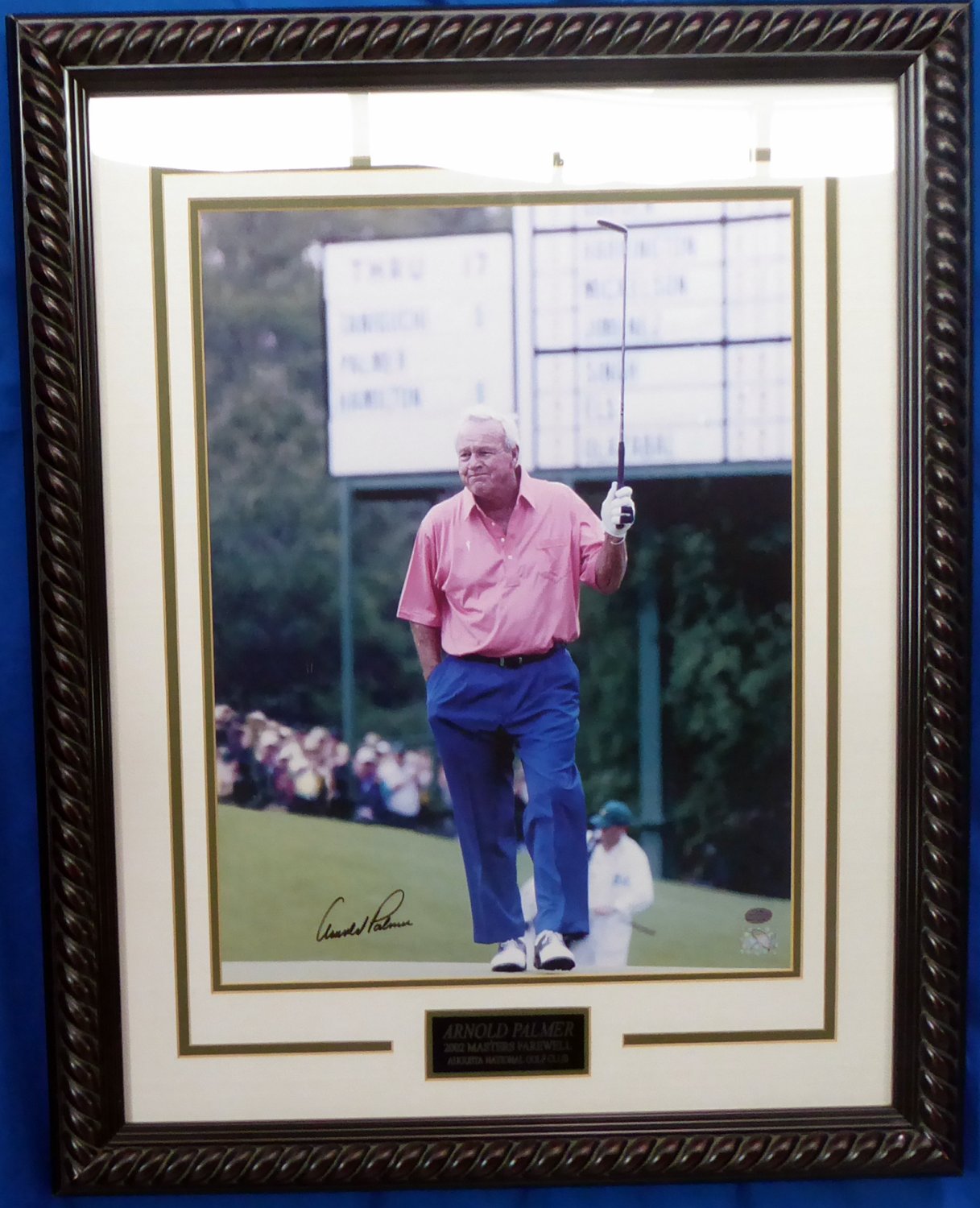 Arnold Palmer Autographed Signed Framed 16x20 Photo 2002 Masters ...