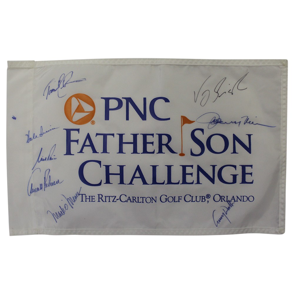 Arnold Palmer Autographed Signed Pin Flag - Certified Authentic