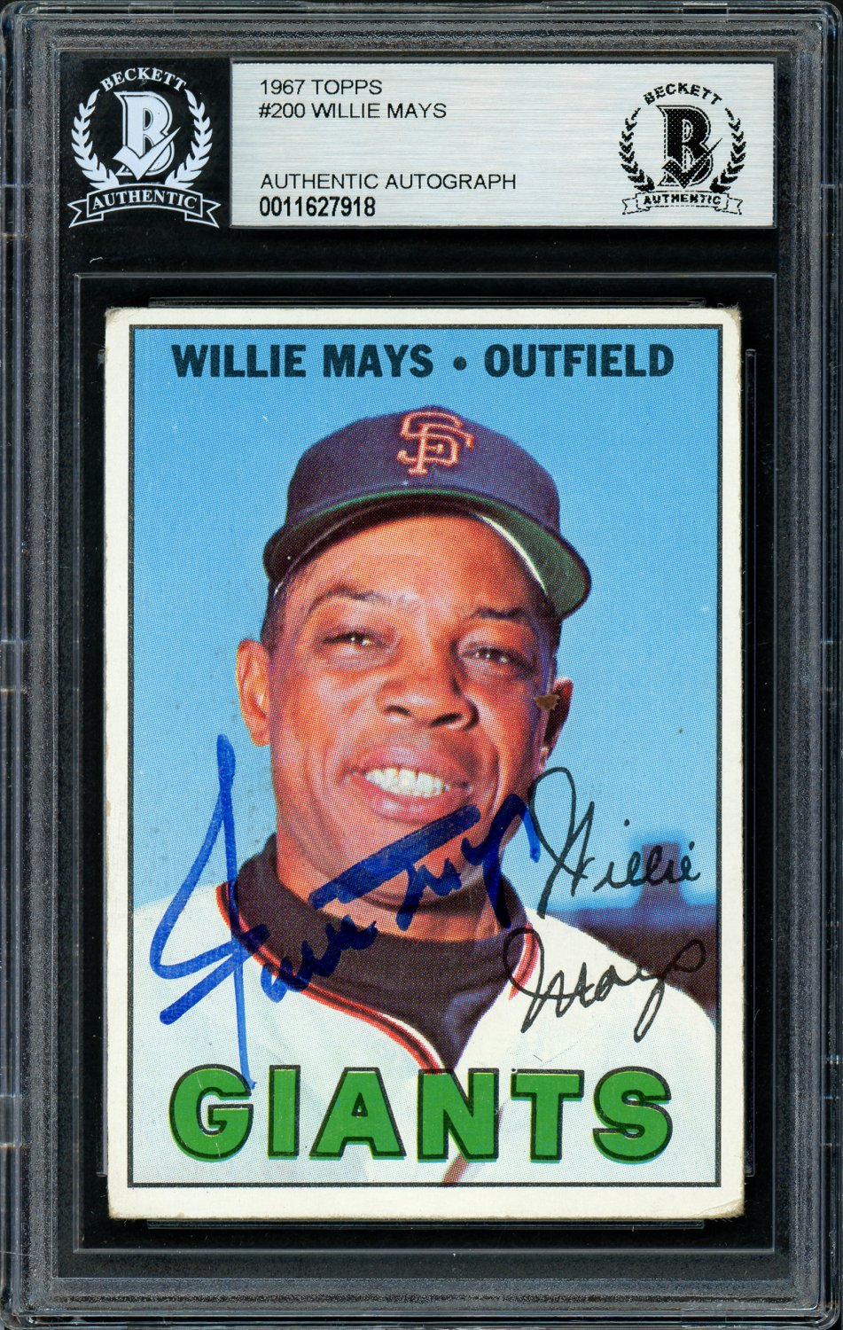 willie mays autographed jersey