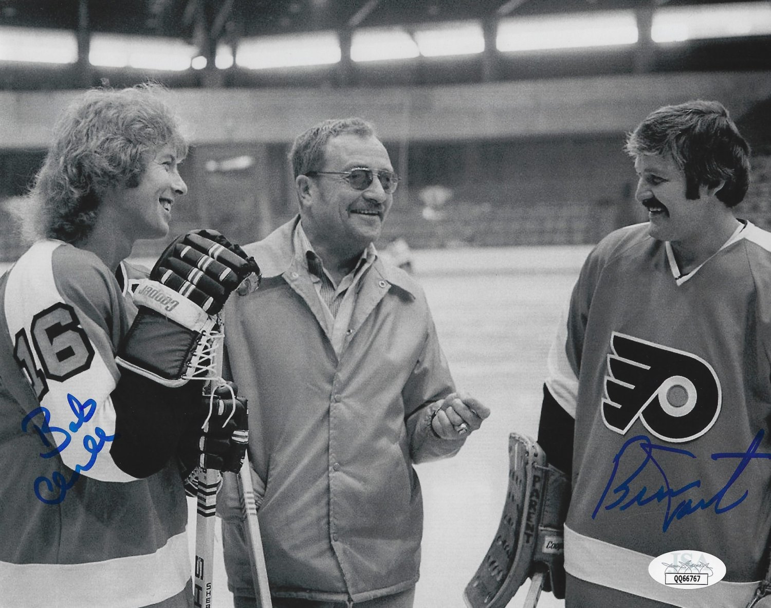 w/COA Bernie Parent Signed Autographed 8x10 Photo Philadelphia Flyers HOFer