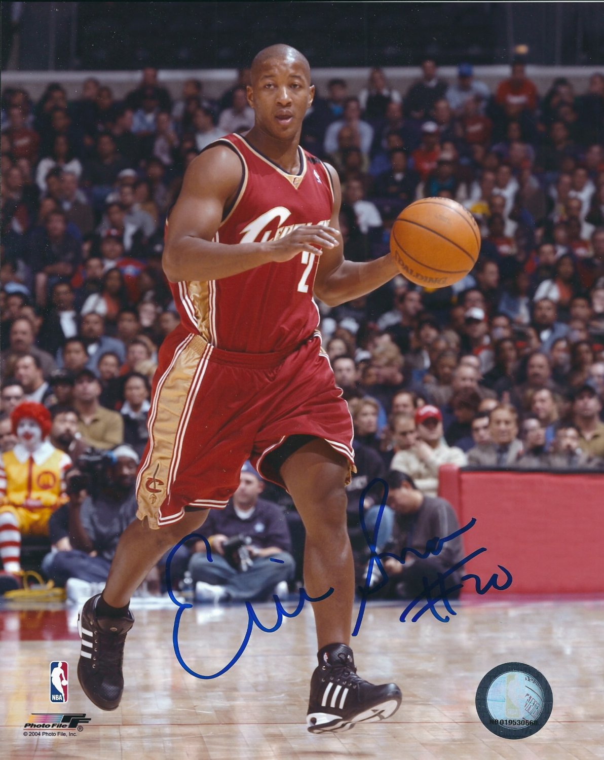 Autographed Signed Eric Snow 8X10 Cleveland Cavaliers Photo