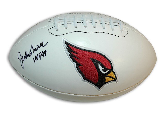 Autograph Warehouse 598030 Jackie Smith Autographed Football