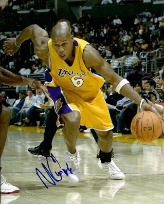 Autographed Signed Maurice Evans Los Angeles Lakers 8x10 Photo