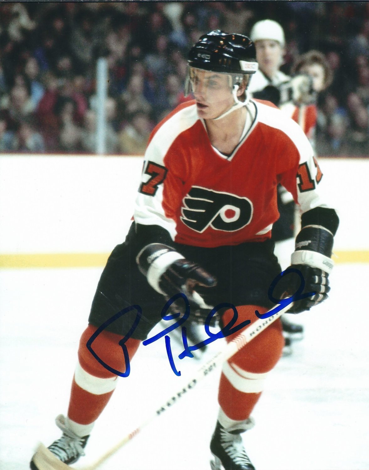 Autographed Signed Paul Holmgren 8X10 Photo Philadelphia Flyers