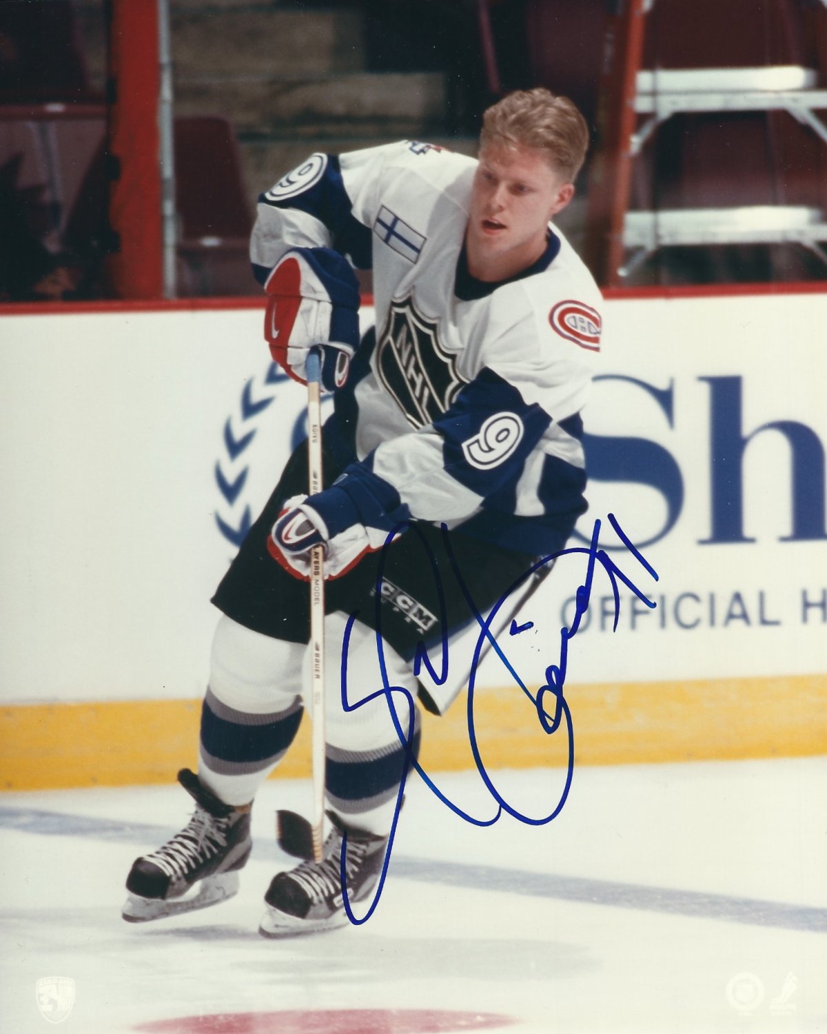 Autographed Signed Saku Koivu 8X10 Montreal Canadiens Photo