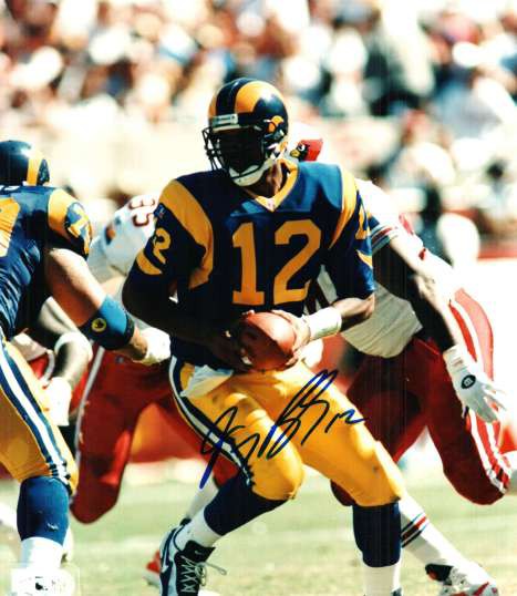 Autographed Signed Tony Banks 8x10 Photo St Louis Rams Certified