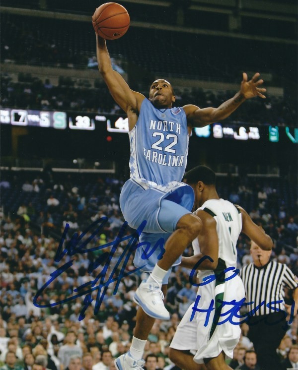 Autographed Signed Wayne Ellington 8x10 Unc Tar Heel Photo
