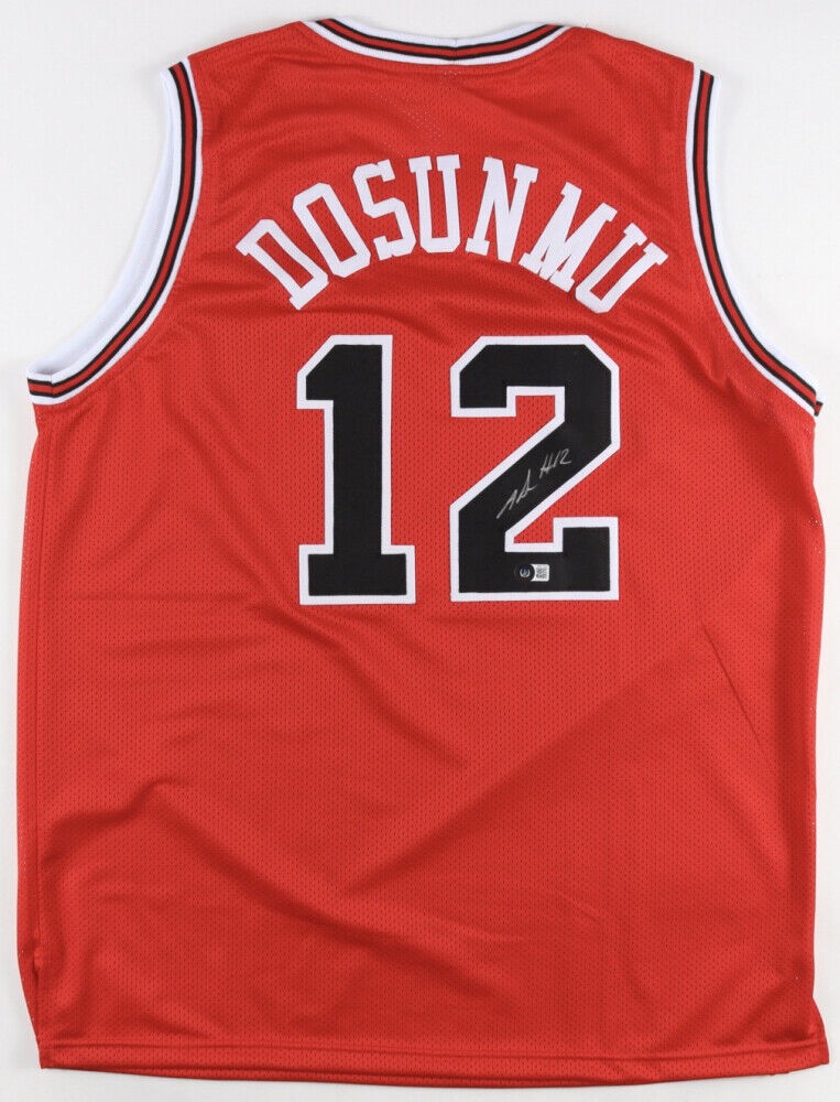 Ayo Dosunmu Signed Chicago Bulls Jersey (Beckett) 2021 Draft Pick Uv of  Illinois