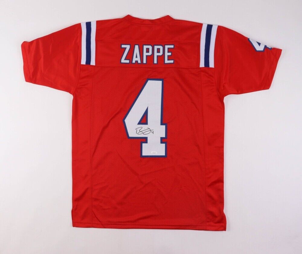 Bailey Zappe Autographed Signed New England Patriot Jersey (JSA