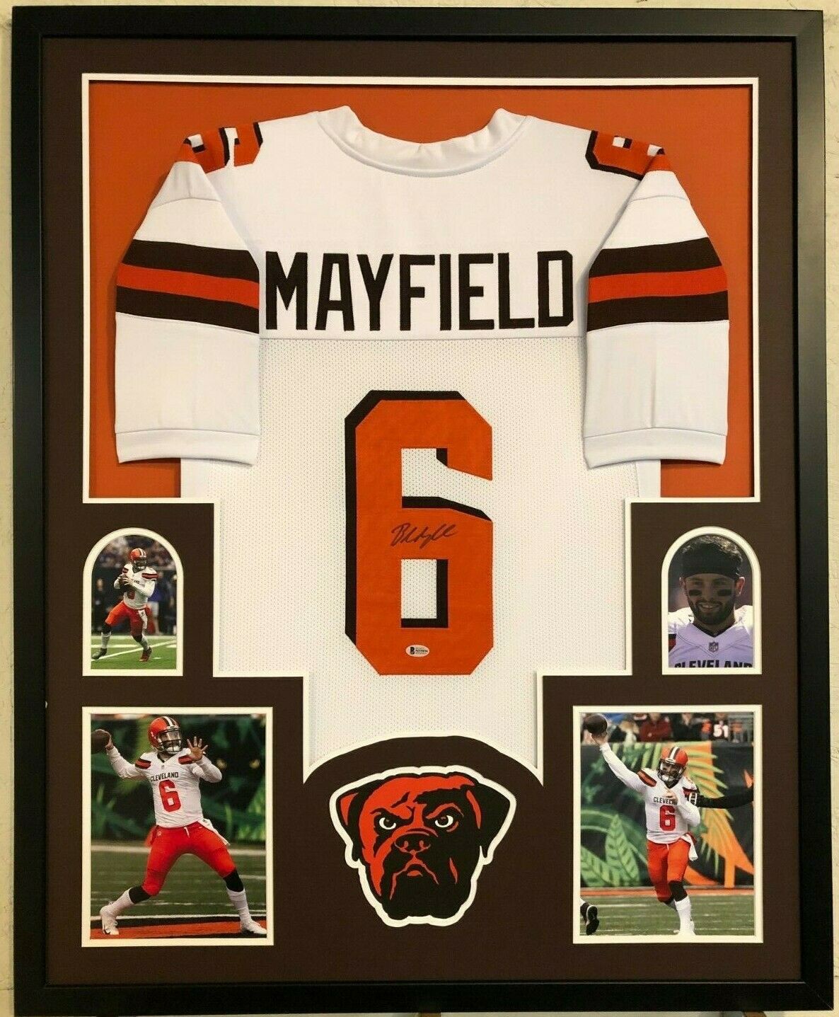autographed baker mayfield jersey