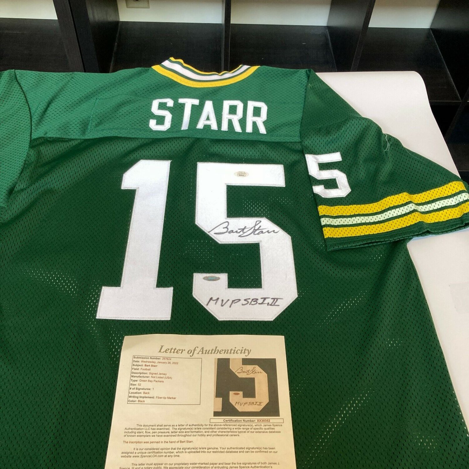 Bart Starr Autographed Signed 'Super Bowl I & Ii MVP' Green Bay