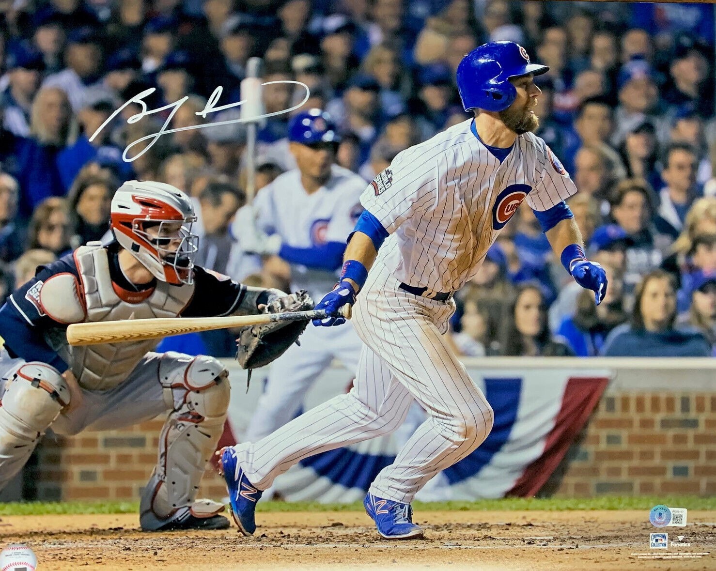 Ben Zobrist Autographed Signed Cubs World Seires Champ 16X20 Auto Photo #3  Auto - Beckett