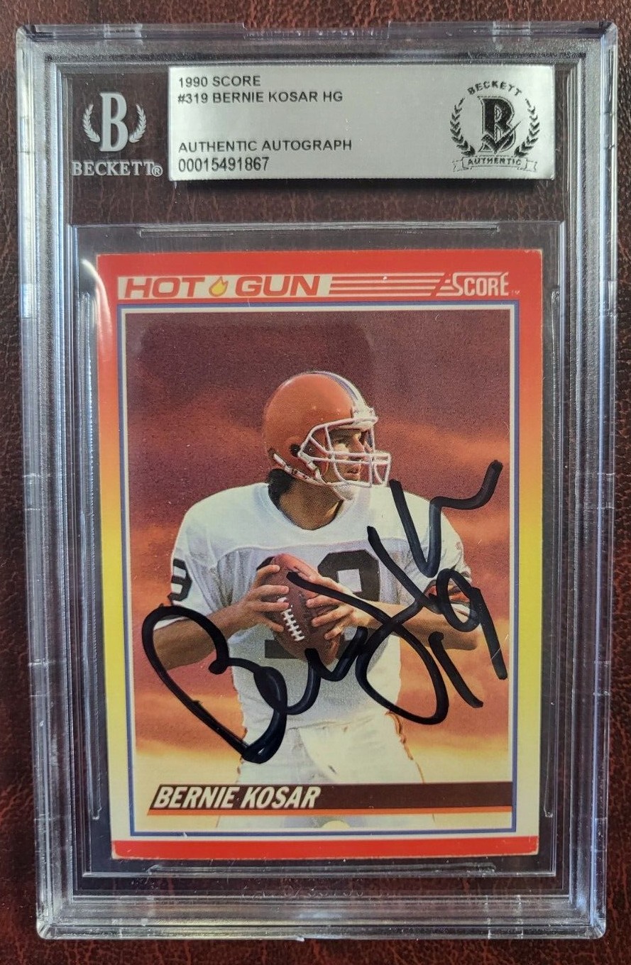 Bernie Kosar Memorabilia, Autographed Bernie Kosar Collectibles