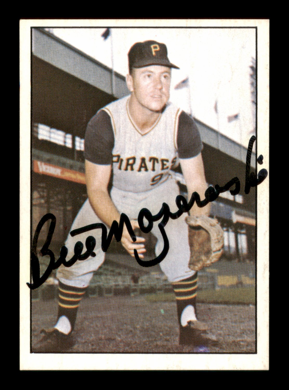 Bill Mazeroski Autographed and Framed Pittsburgh Pirates Jersey