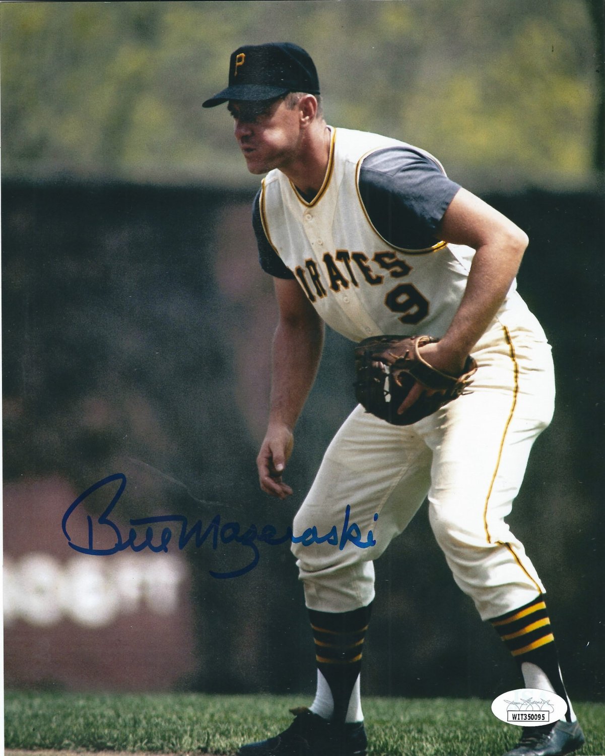 Bill Mazeroski Autographed and Framed Pittsburgh Pirates Jersey