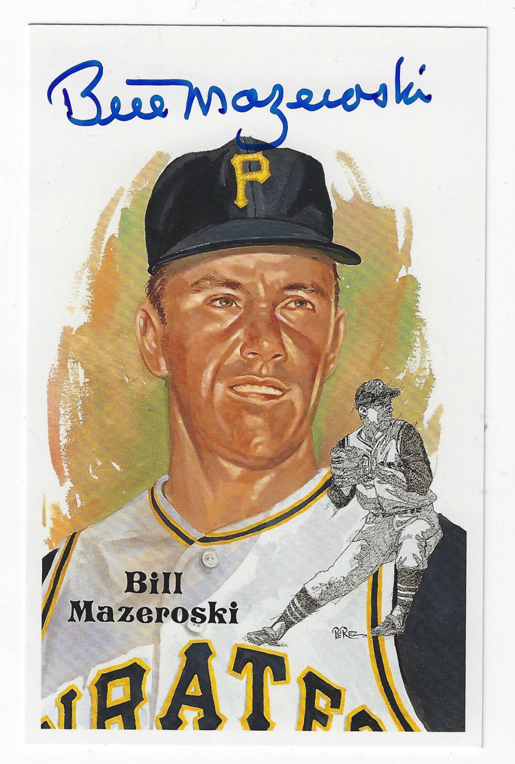 Bill Mazeroski Autographed and Framed Pittsburgh Pirates Jersey