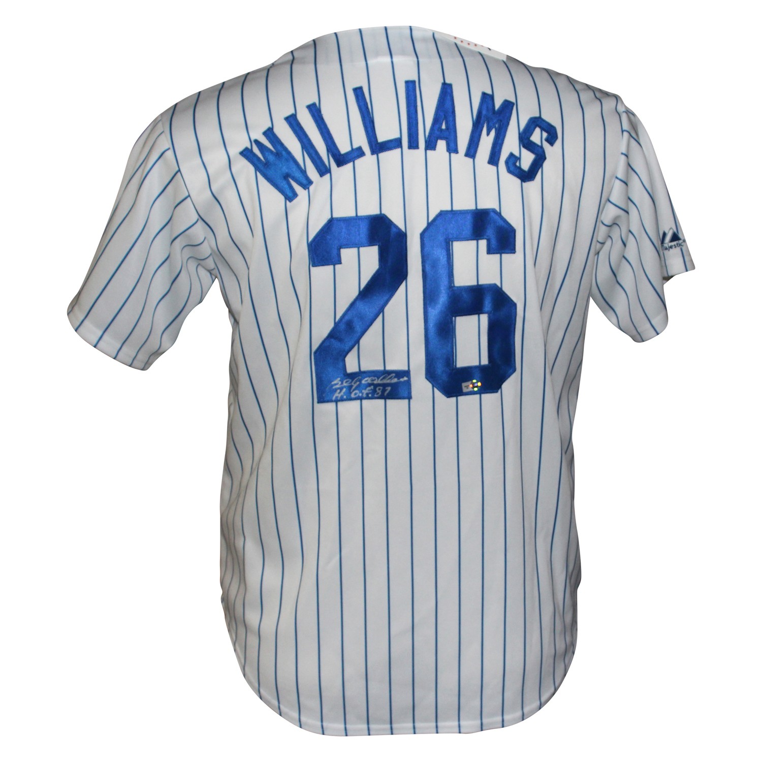Billy Williams Chicago Cubs Autographed Signed Majestic Major League