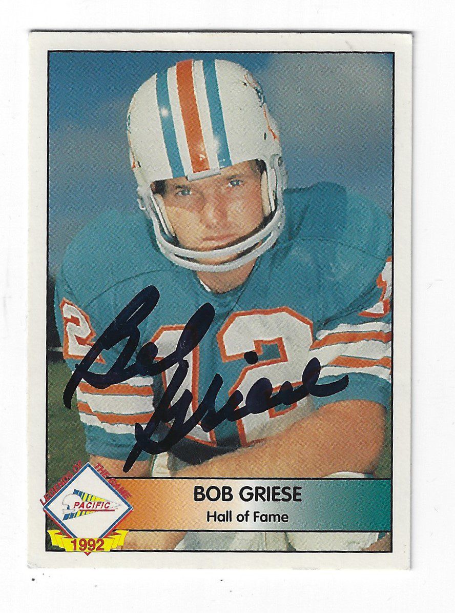 Buy Bob Griese Miami Dolphins Signed Teal Custom Jersey