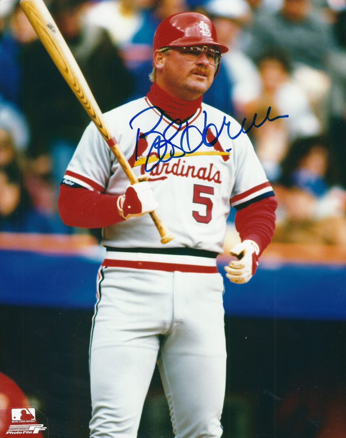 Bob Horner Autographed Signed 8X10 St. Louis Cardinals Photo - Autographs