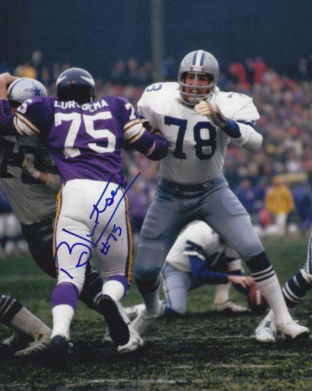 Bob Lurtsema Autographed Signed 8X10 Minnesota Vikings Photo