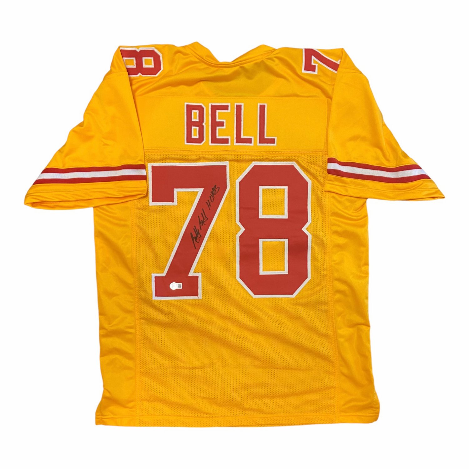 Bobby Bell Autographed Signed Kansas City Chiefs XL Gold Custom