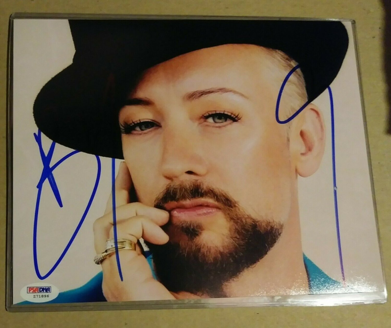 Boy Autographed Signed / Signed 8X10 Color Photo PSA/DNA