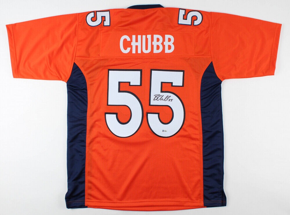 Bradley Chubb Autographed Signed Denver Broncos Jersey (Beckett