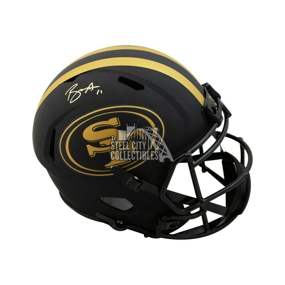Brandon Aiyuk Autographed Signed 49Ers Eclipse Replica Full-Size Football  Helmet - Beckett