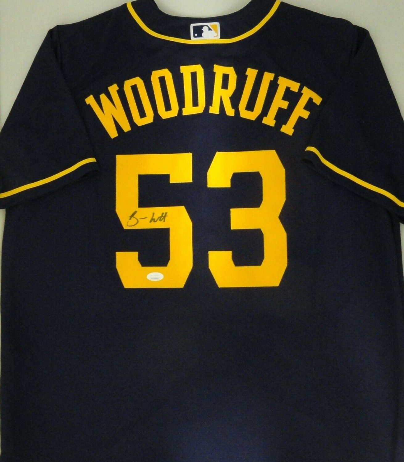 Brandon Woodruff Autographed Brewers Authentic Jersey