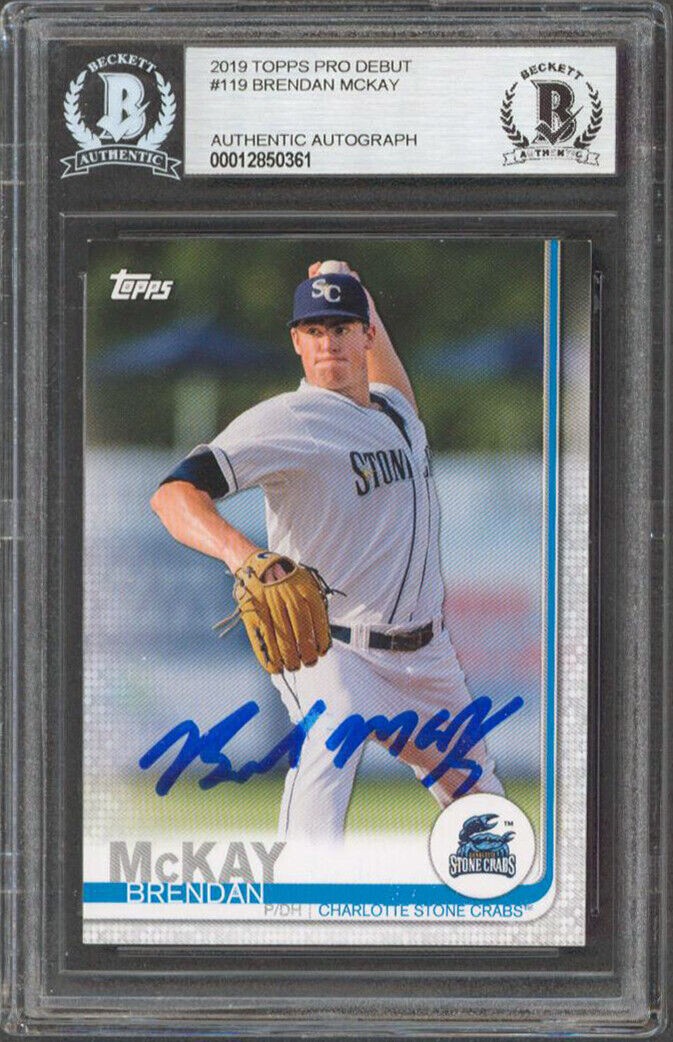 Brendan McKay Memorabilia, Autographed Brendan McKay Collectibles