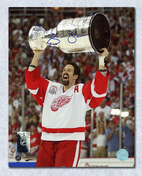Andreas Lila Signed Detroit Red Wings 2008 Stanley Cup Photofile 8x10 Photo