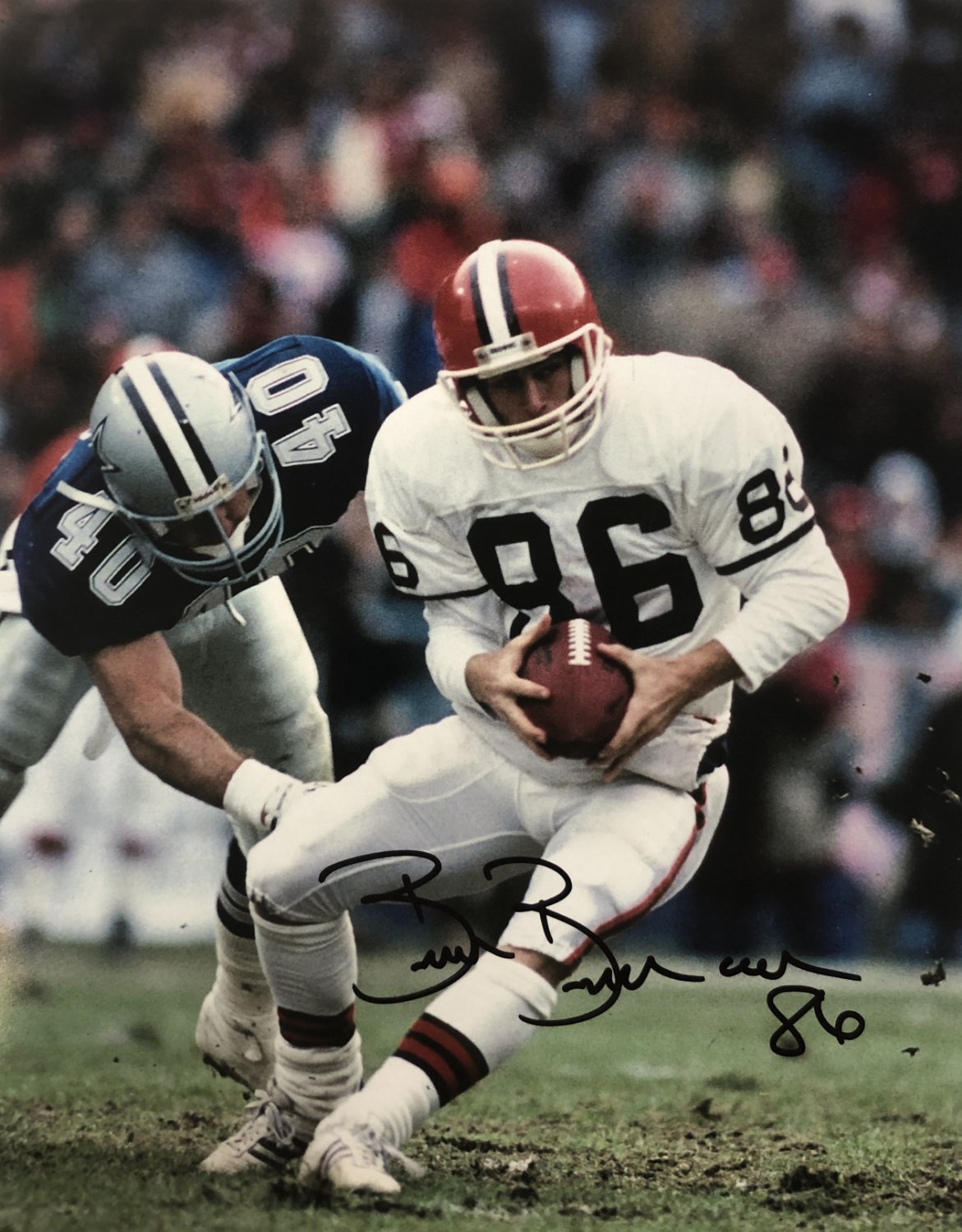 Brian Brennan Cleveland Browns 11-3 11x14 Autographed Signed Photo