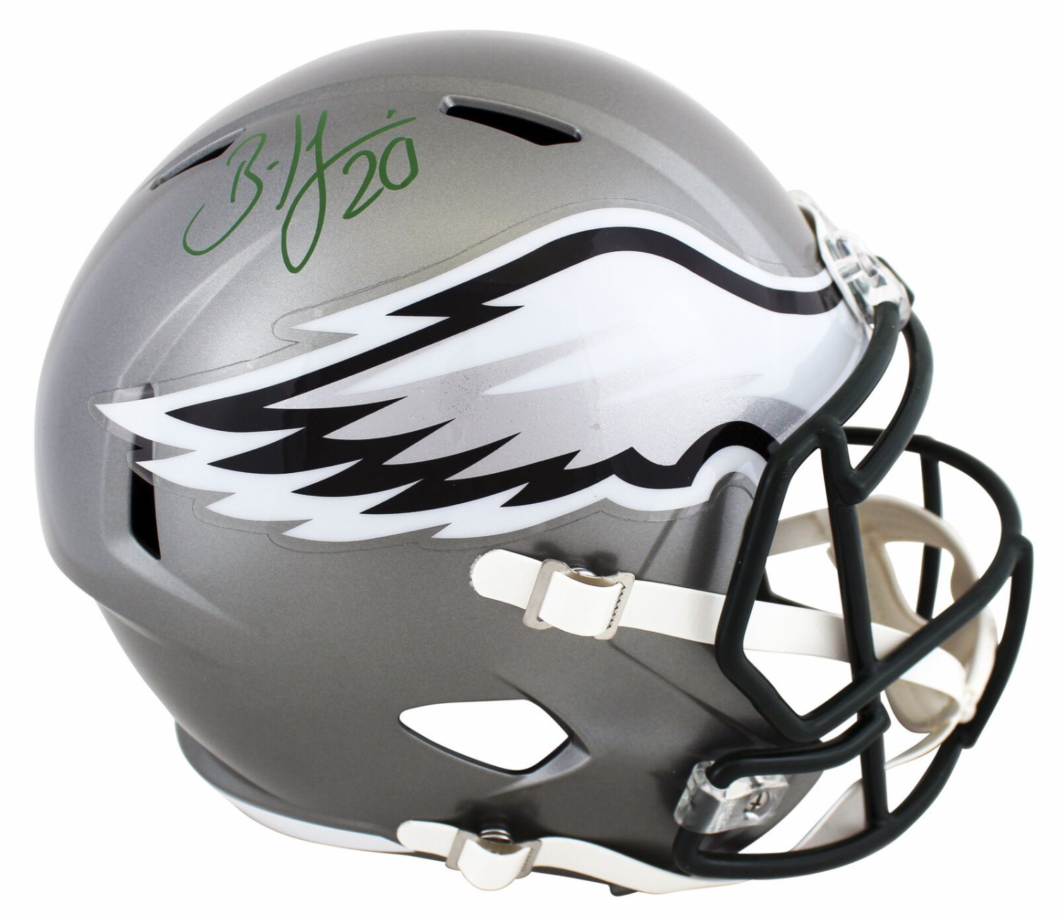 Brian Dawkins Autographed Eagles AMP Replica Full-Size Football Helmet -  JSA COA