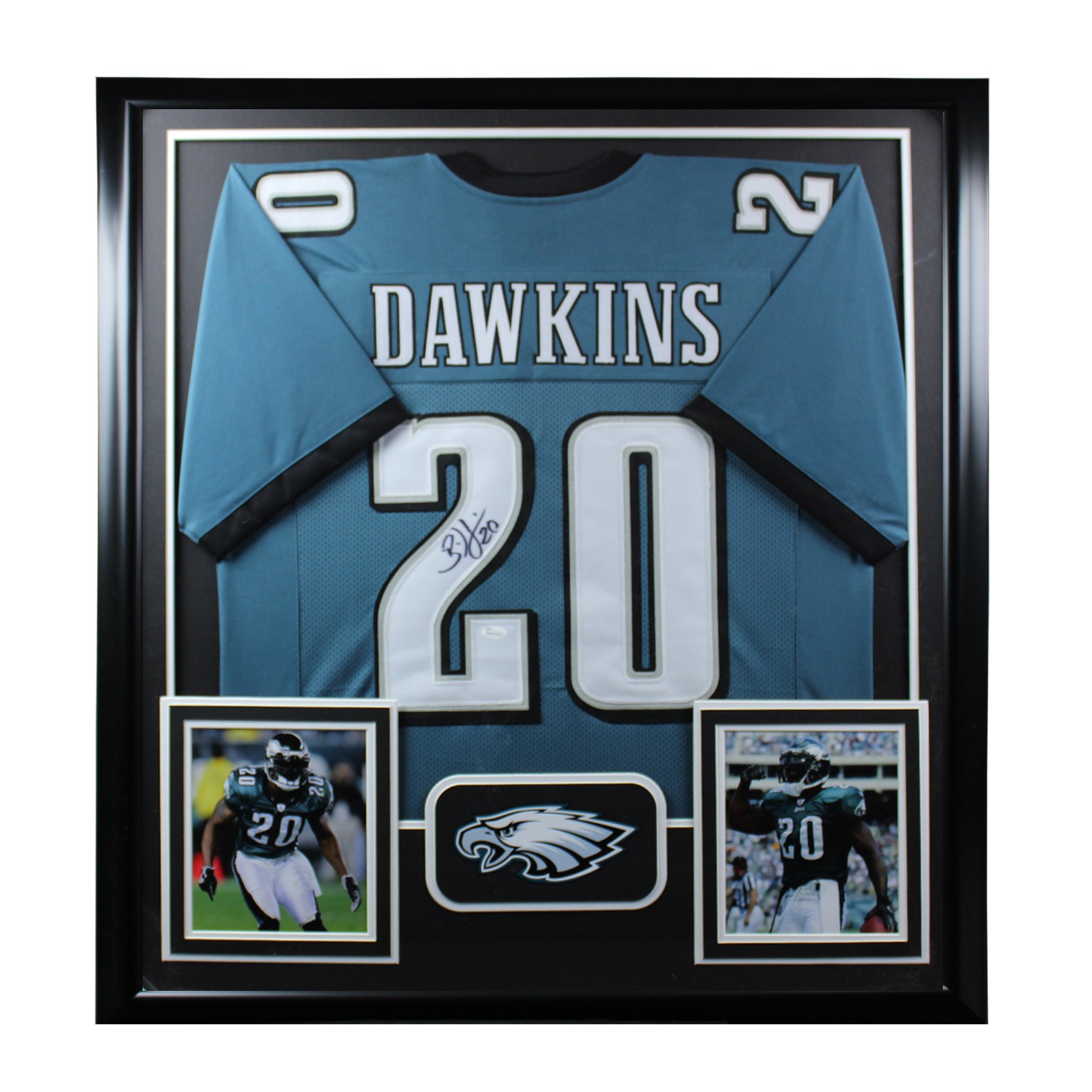 Brian Dawkins Autographed Signed Philadelphia Eagles Framed Premium
