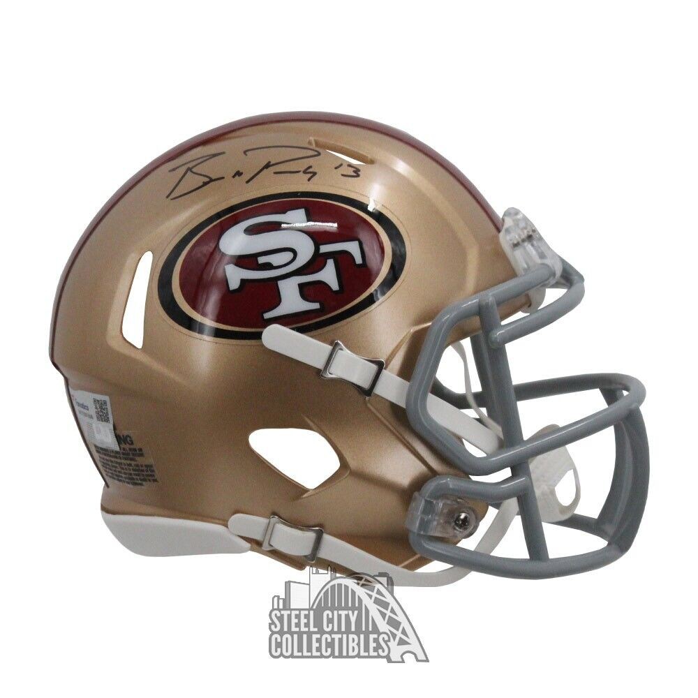 Brock Purdy Autographed Signed San Francisco Speed Mini Football Helmet -  Fanatics